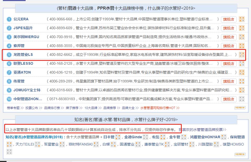 全國(guó)管業(yè)十大名牌排名有哪些?它們是如何被評(píng)選出來的? 全國(guó)管業(yè)十大名牌排名有哪些?它們是如何被評(píng)選出來的?